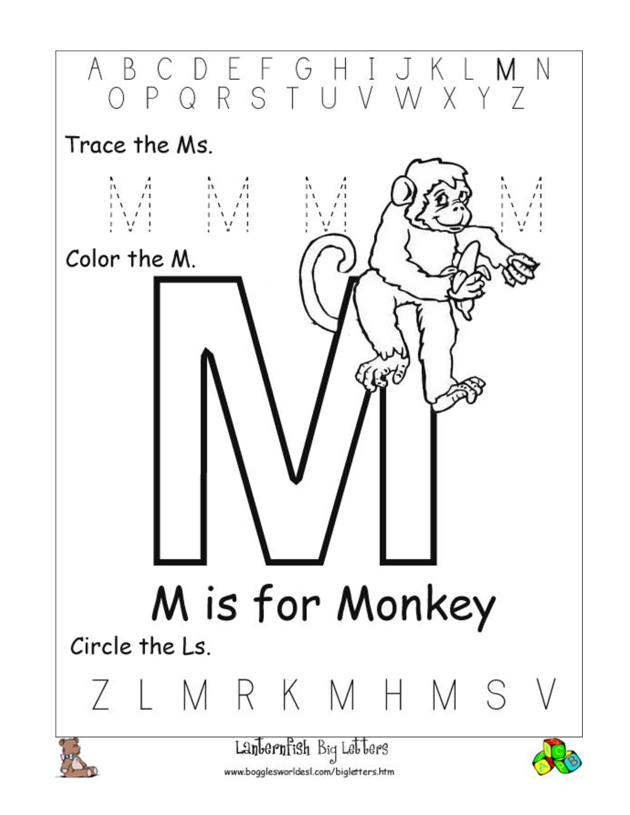 15 Best Images Of Letters Of The Alphabet Worksheets 