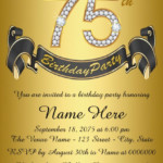 16 75th Birthday Invitations Unique Ideas Birthday