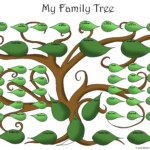 A Printable Blank Family Tree To Make Your Kids Genealogy