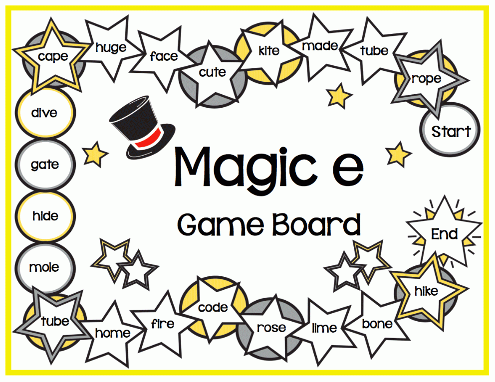 Activities For Teaching The Magic E Rule Make Take Teach