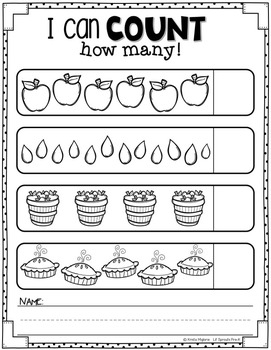 Apple Printables And Worksheets PreK Kindergarten 