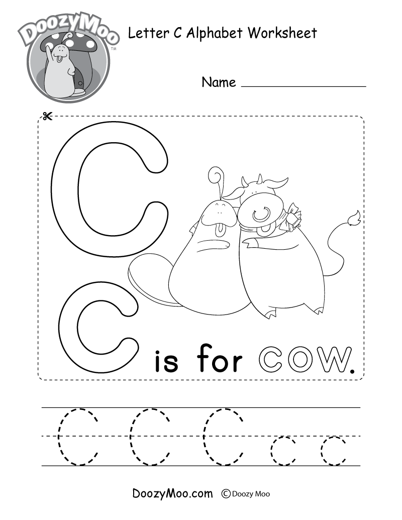 Black And White Alphabet Chart Free Printable Doozy Moo