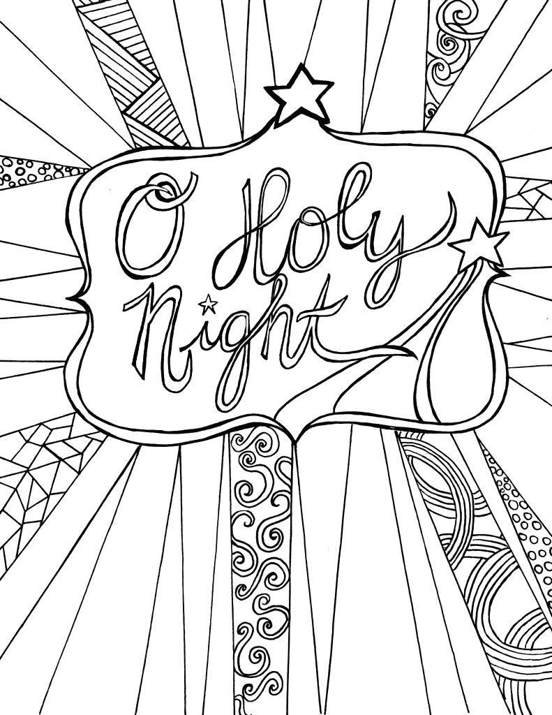 Christmas Coloring Pages For Adults Best Coloring Pages 