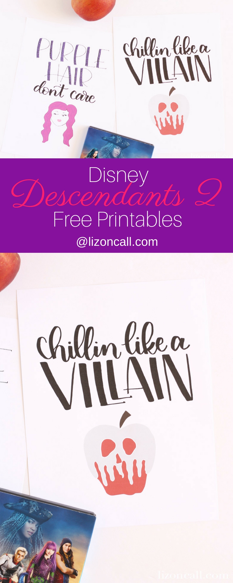 Disney Descendants 2 Free Printables Liz On Call