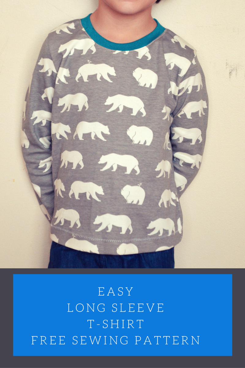 Easy Long Sleeve T shirt On The Cutting Floor Printable 