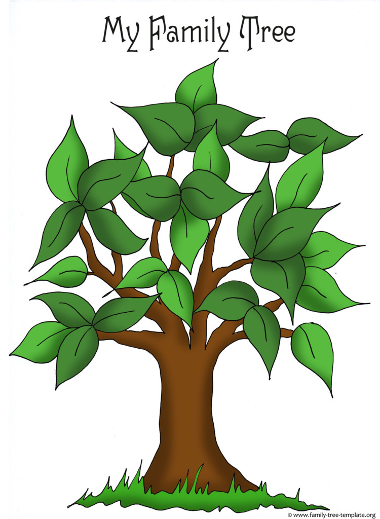 Family Tree Templates Genealogy Clipart For Your