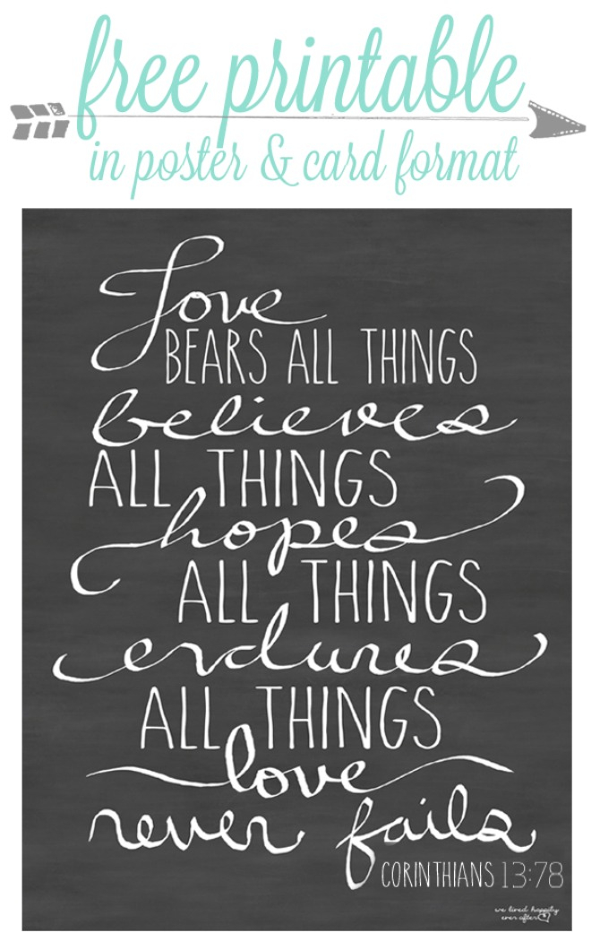 Five Free Printable Love Quotes JOYFUL Scribblings