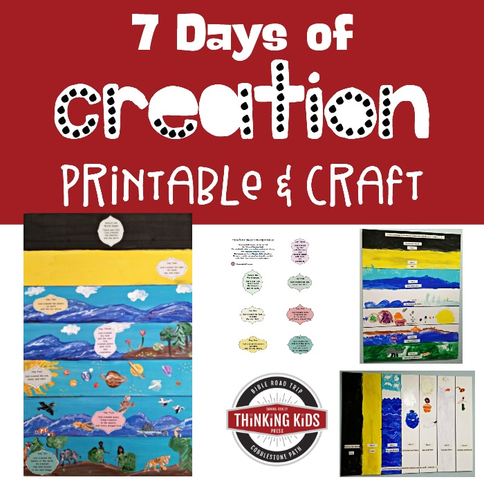 Free 7 Days Of Creation Printable Craft Free Homeschool