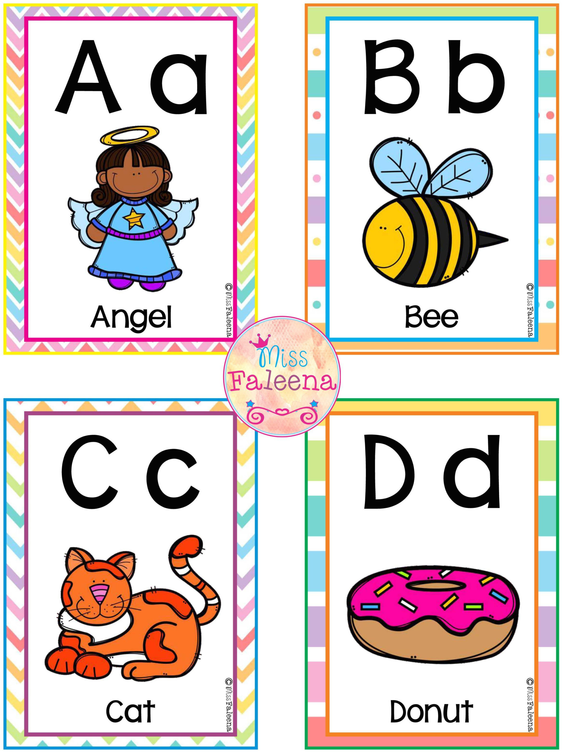 Free A Z Alphabet Flash Cards Alphabet Flashcards