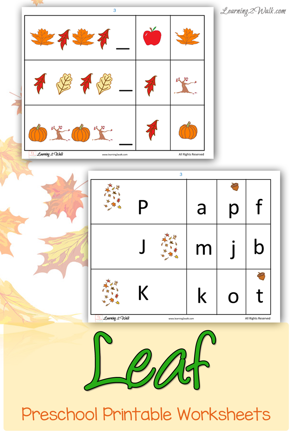 FREE Fall Preschool Printables Free Homeschool Deals