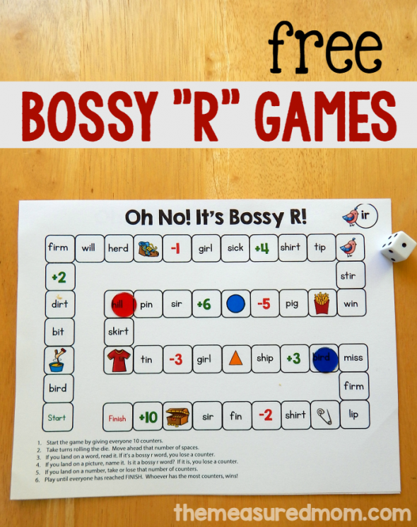 Free Games For Words With Bossy R With Images Teaching 