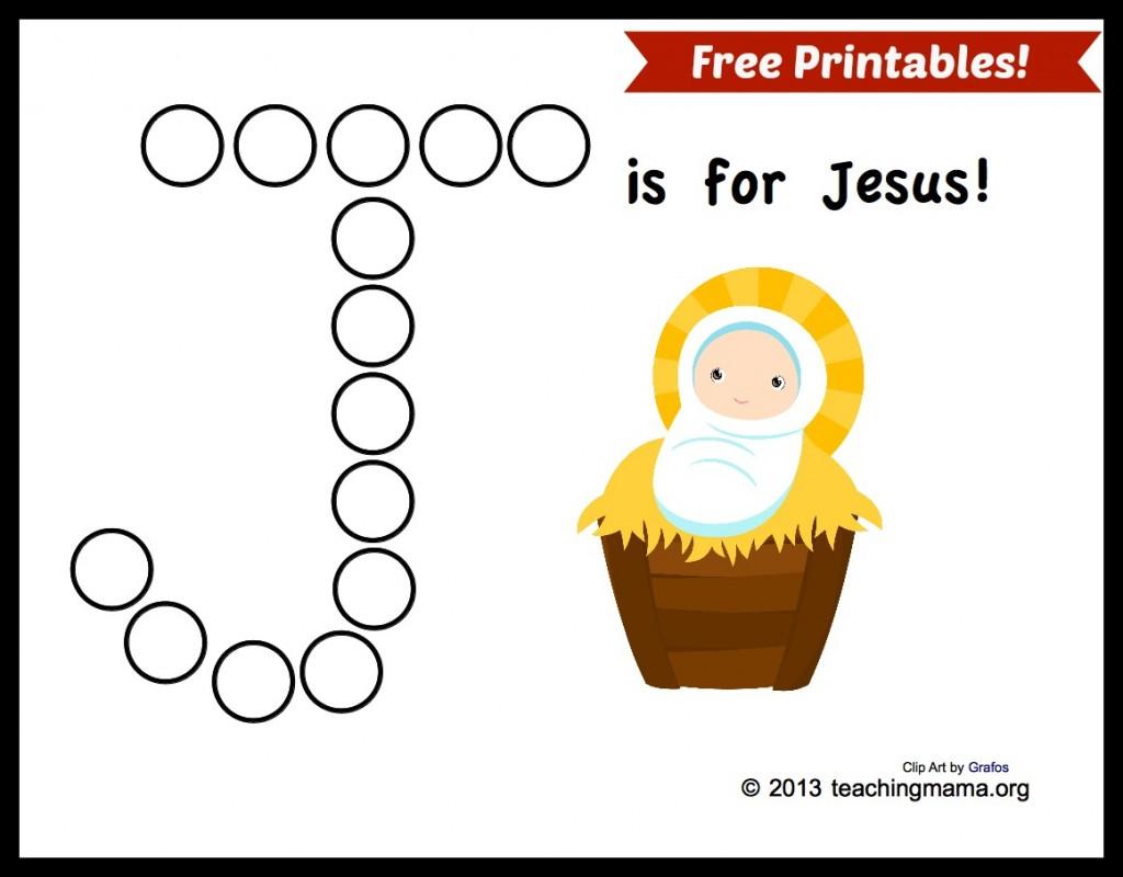 FREE J Is For Jesus Page Free Homeschool Deals