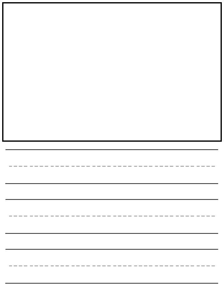 Free Kindergarten Lined Writing Paper Kindermomma