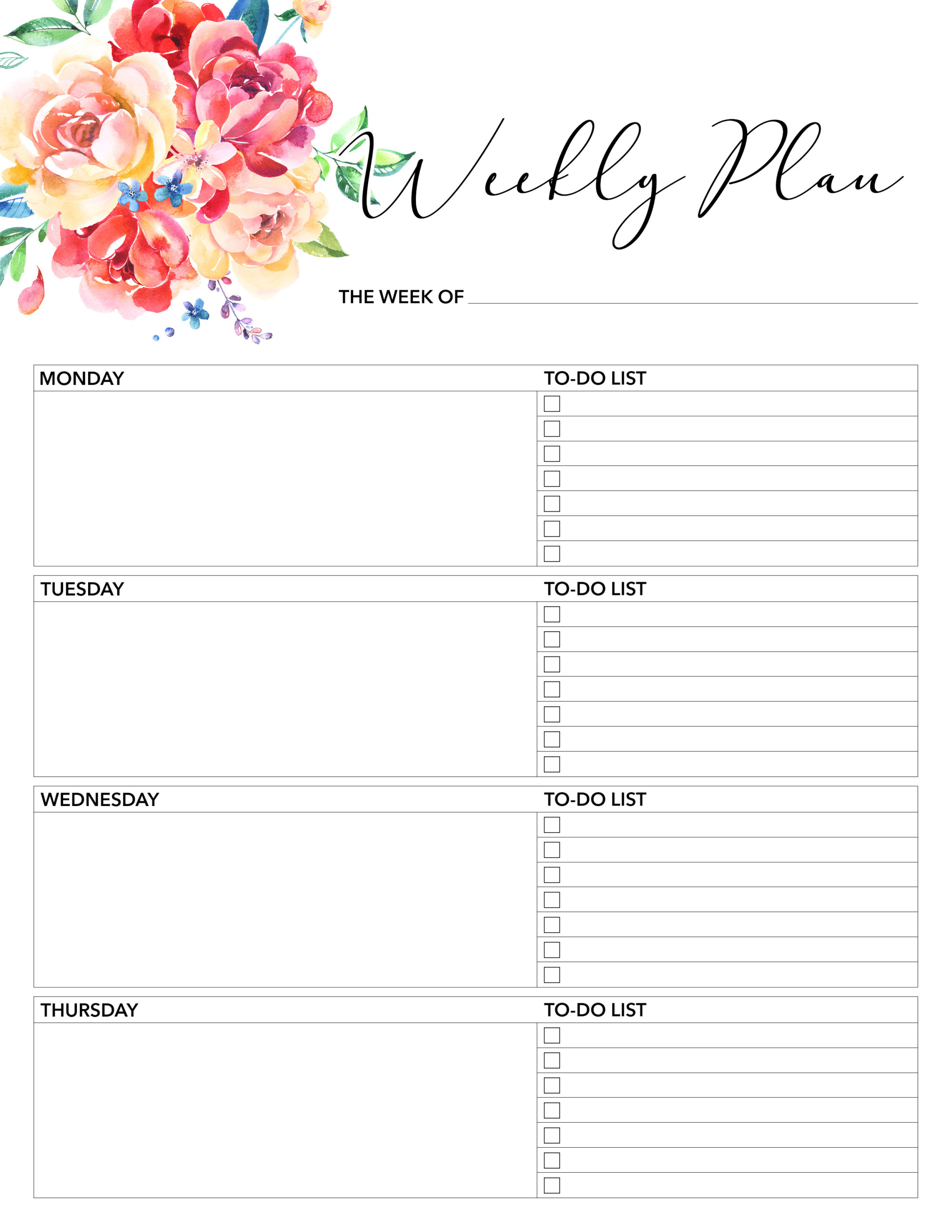 Free Printable 2021 Planner 50 Plus Printable Pages 