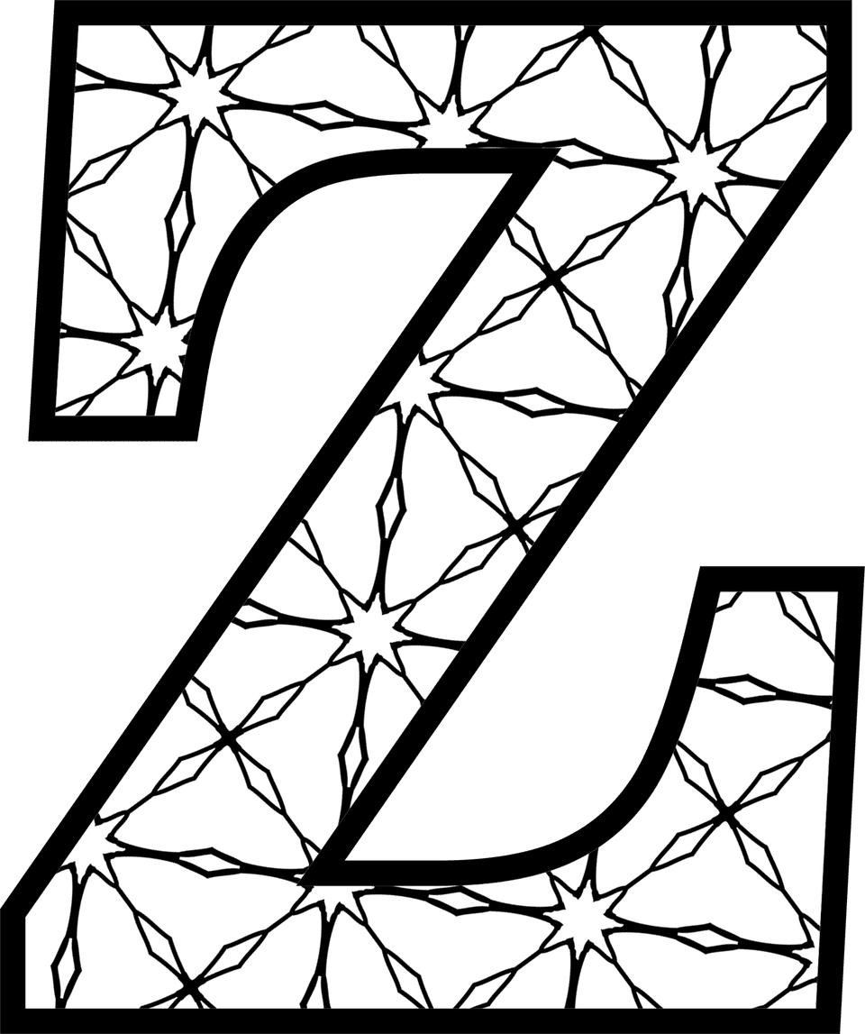 Letter Z Free Printable - FreePrintableTM.com | FreePrintableTM.com
