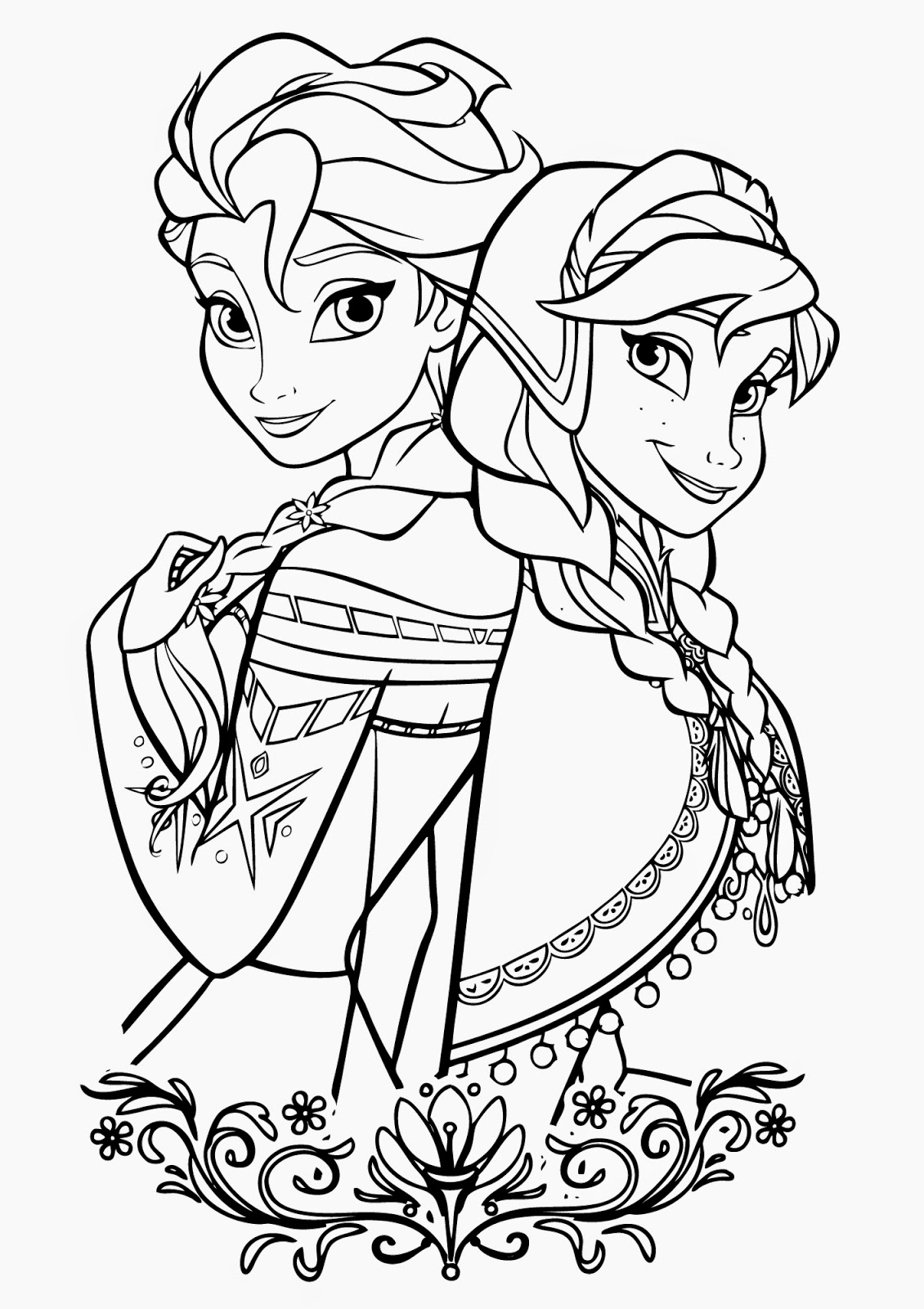 Free Printable Elsa Coloring Pages For Kids Best 