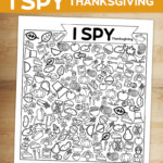 Free Printable I Spy Thanksgiving Activity Paper Trail
