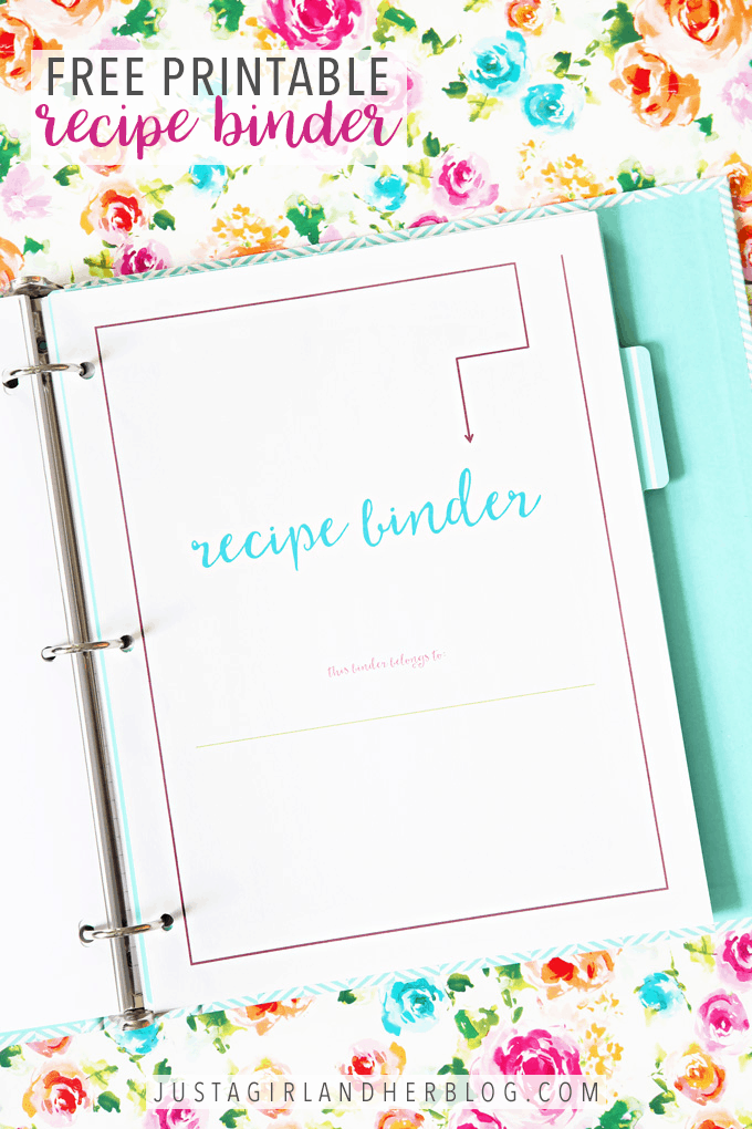 FREE Printable Recipe Binder Abby Lawson