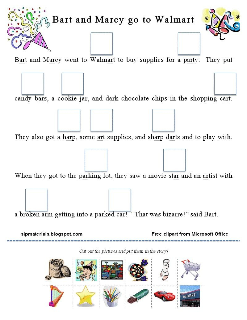 Free Printable Vocalic R Worksheets