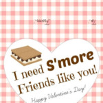 Free Valentine S Day S Mores Card Printable Card