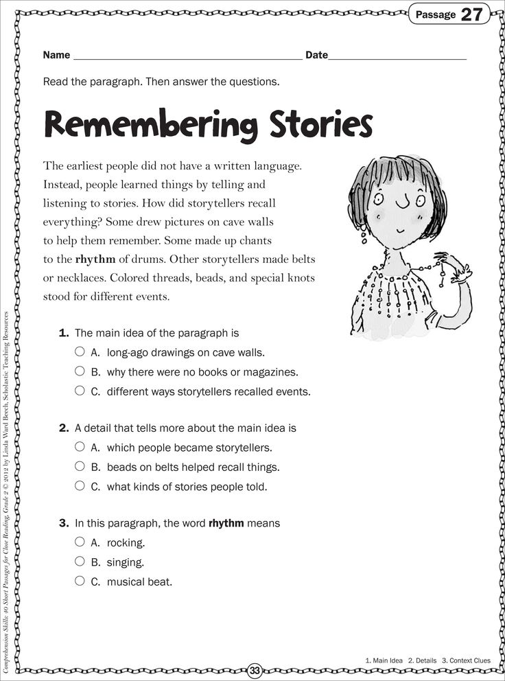 Grade 2 Reading Passages Memarchoapraga Free Reading 