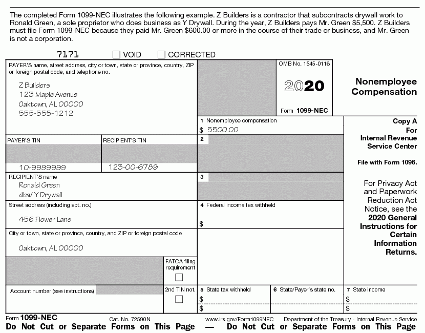 Instructions For Forms 1099 MISC And 1099 NEC 2021 