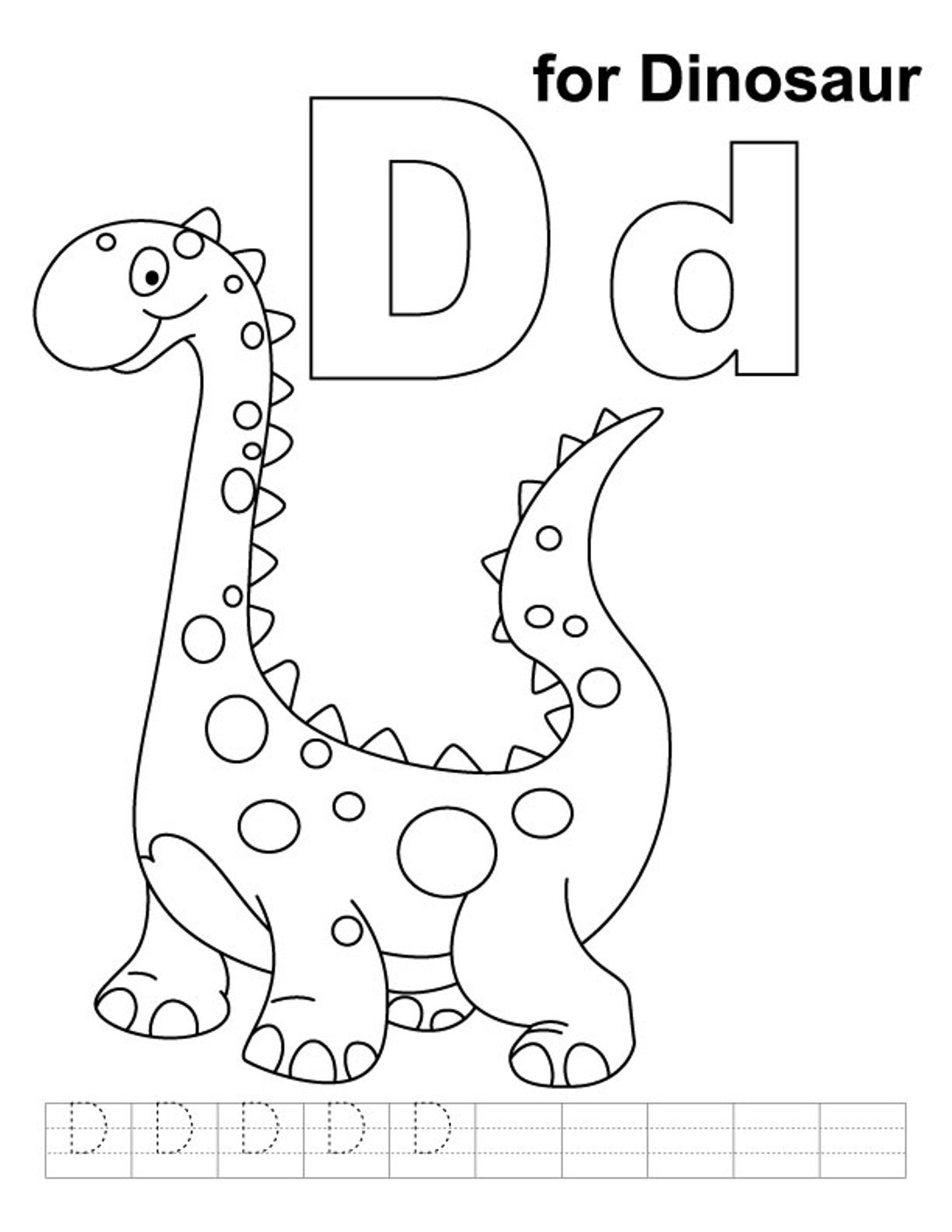 Letter D Free Printable