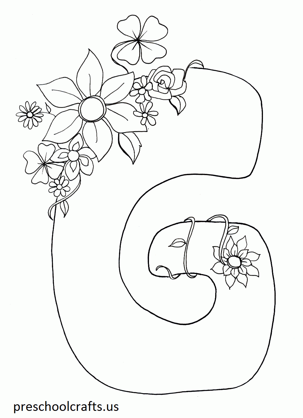 Letter G Coloring Pages Preschool And Kindergarten