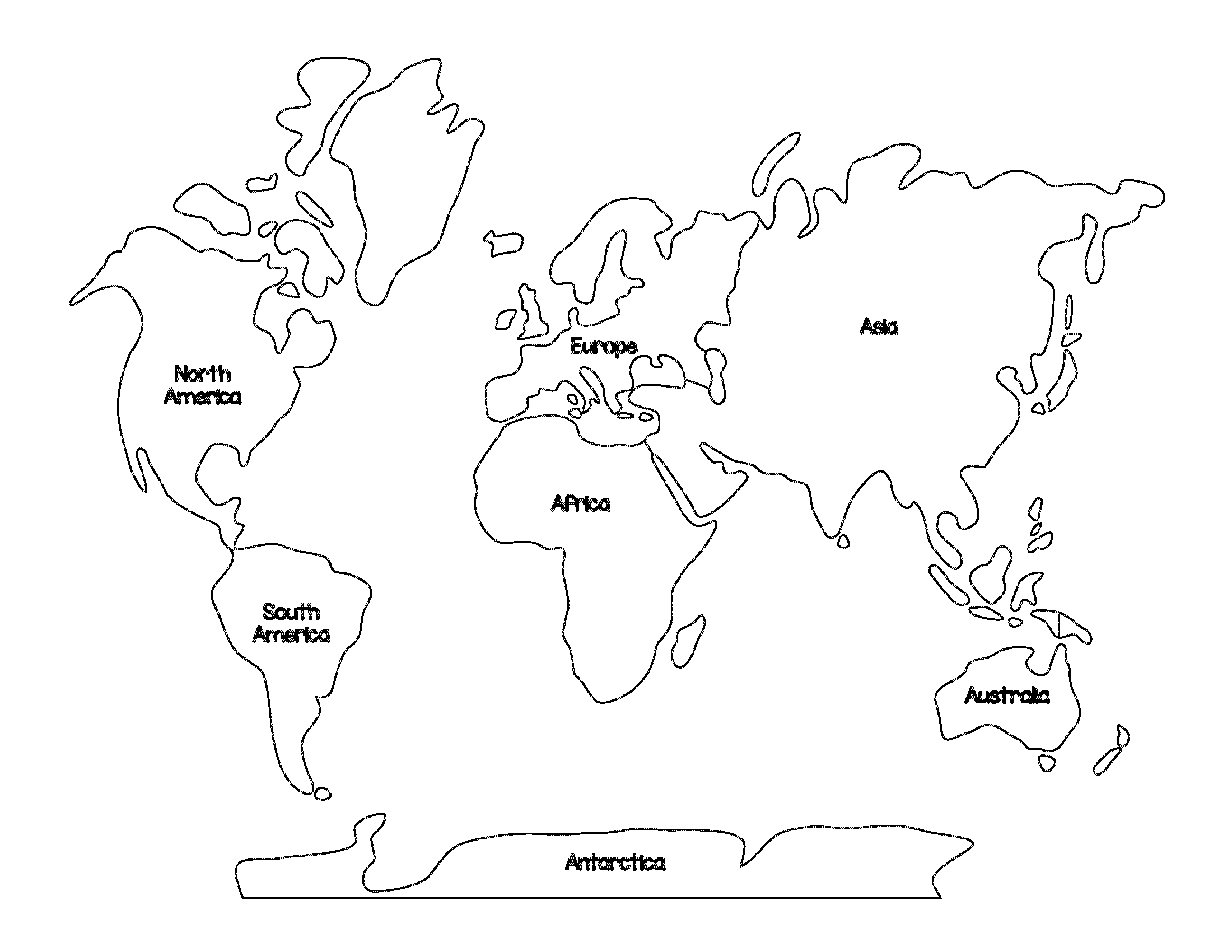 Montessori Geography World Map And Continents Gift Of 