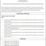 Nursing Resume Templates 6 Free Professional Word PDF