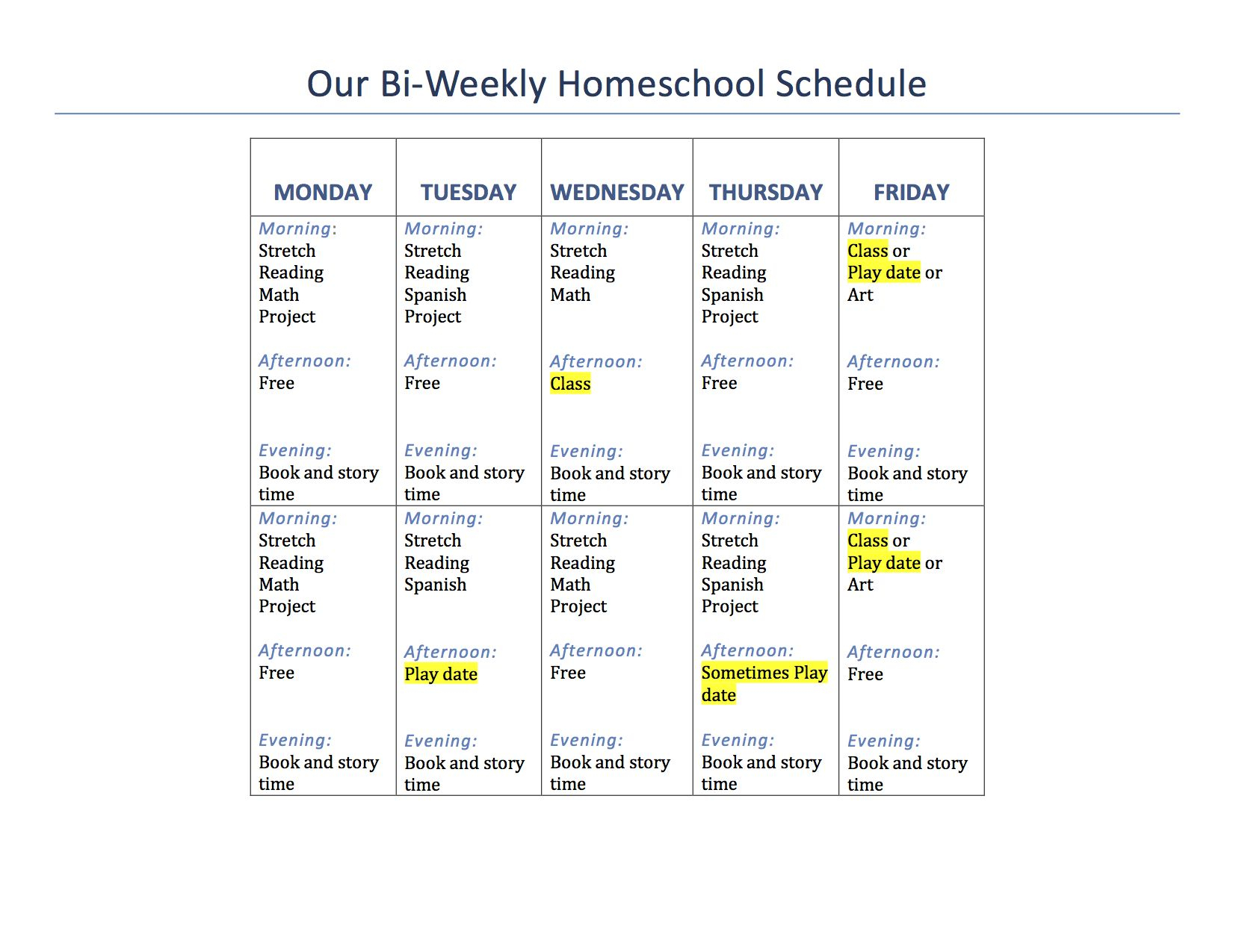 Our 1st Grade Homeschool Schedule And Curriculum 