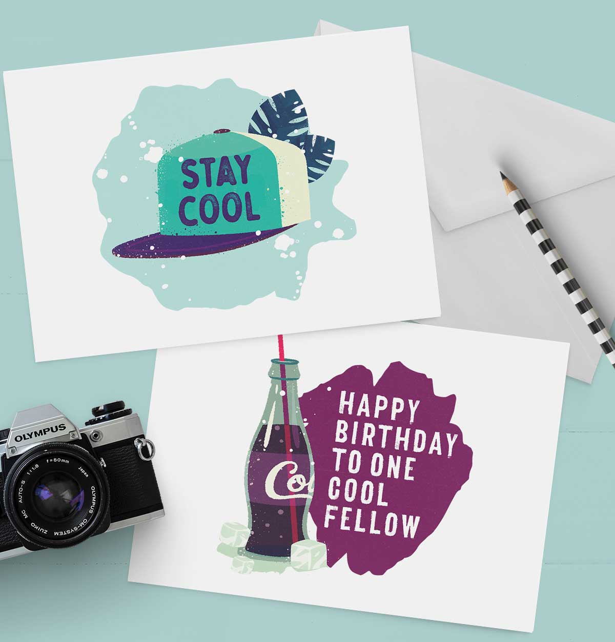 Printable Birthday Cards For Him Premium Stay Cool