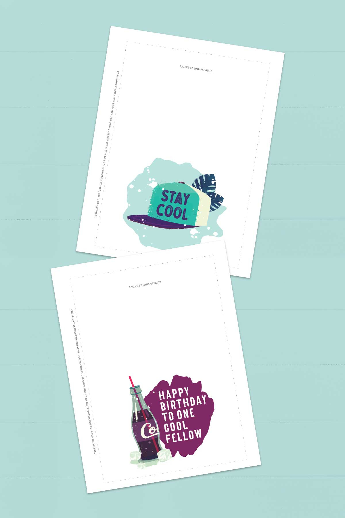 Printable Birthday Cards For Him Premium Stay Cool