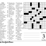 Printable La Times Crossword 2021 Printable Crossword
