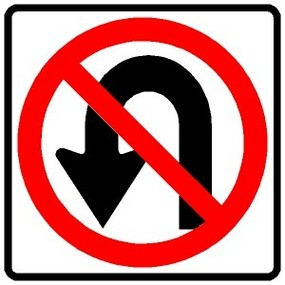 Printable U Turn Signs ClipArt Best