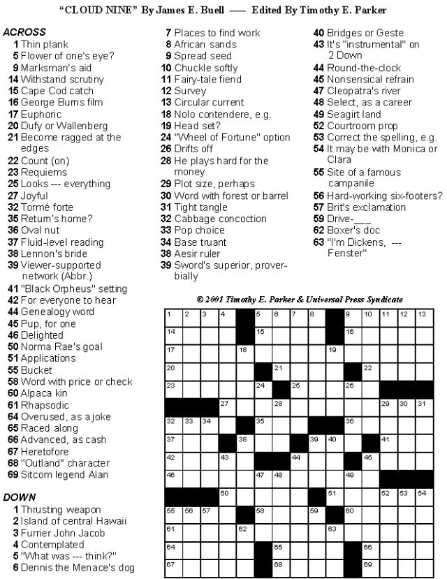 Puzzles Crossword Puzzles Crossword Crossword Puzzle