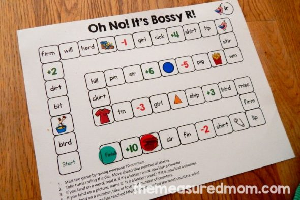 R controlled Vowel Games The Measured Mom