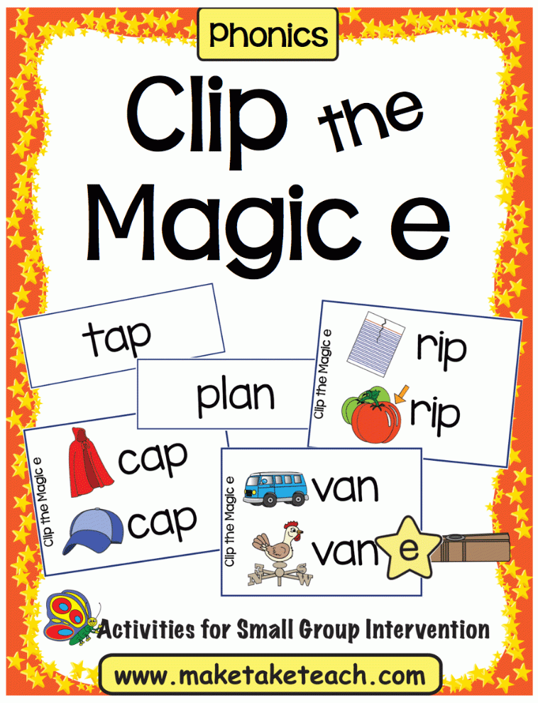 Resources For Teaching The Magic E Rule Make Take Teach