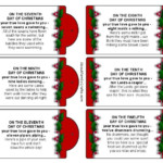 Silly 12 Days Of Christmas Printable Tags About Family