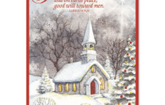 Snowy Church Religious Christmas Cards Current Catalog