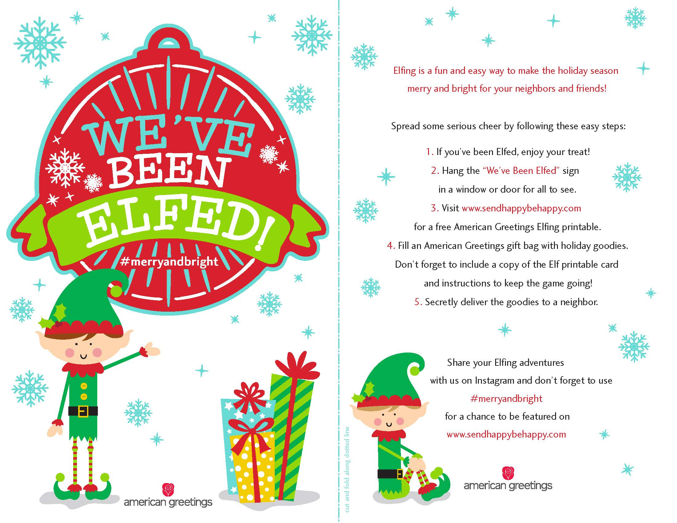 Time To Elf Free Printable American Greetings Blog