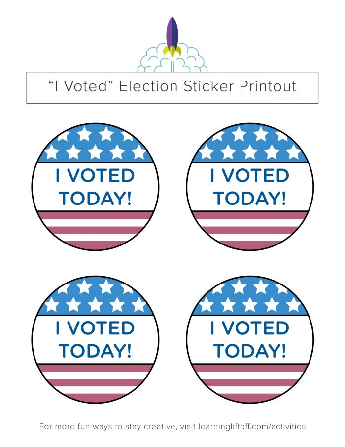 Voting Printables For Kids Learning Liftoff