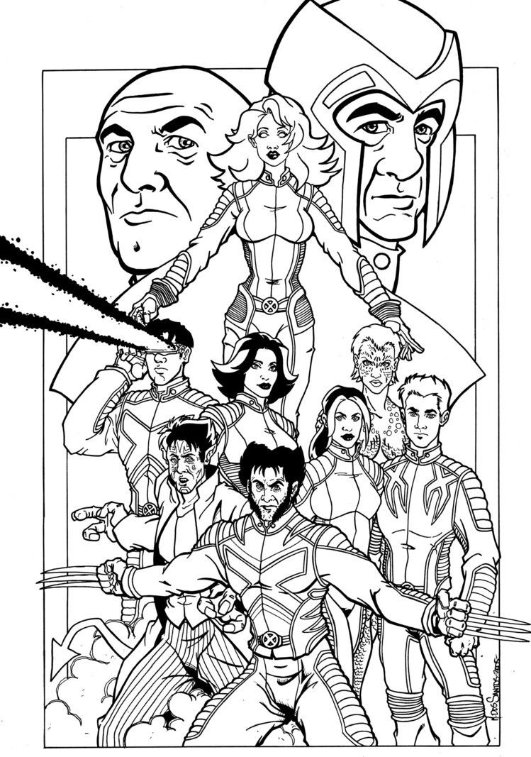 X Men Coloring Pages 7 Coloring Pages Bee Coloring 