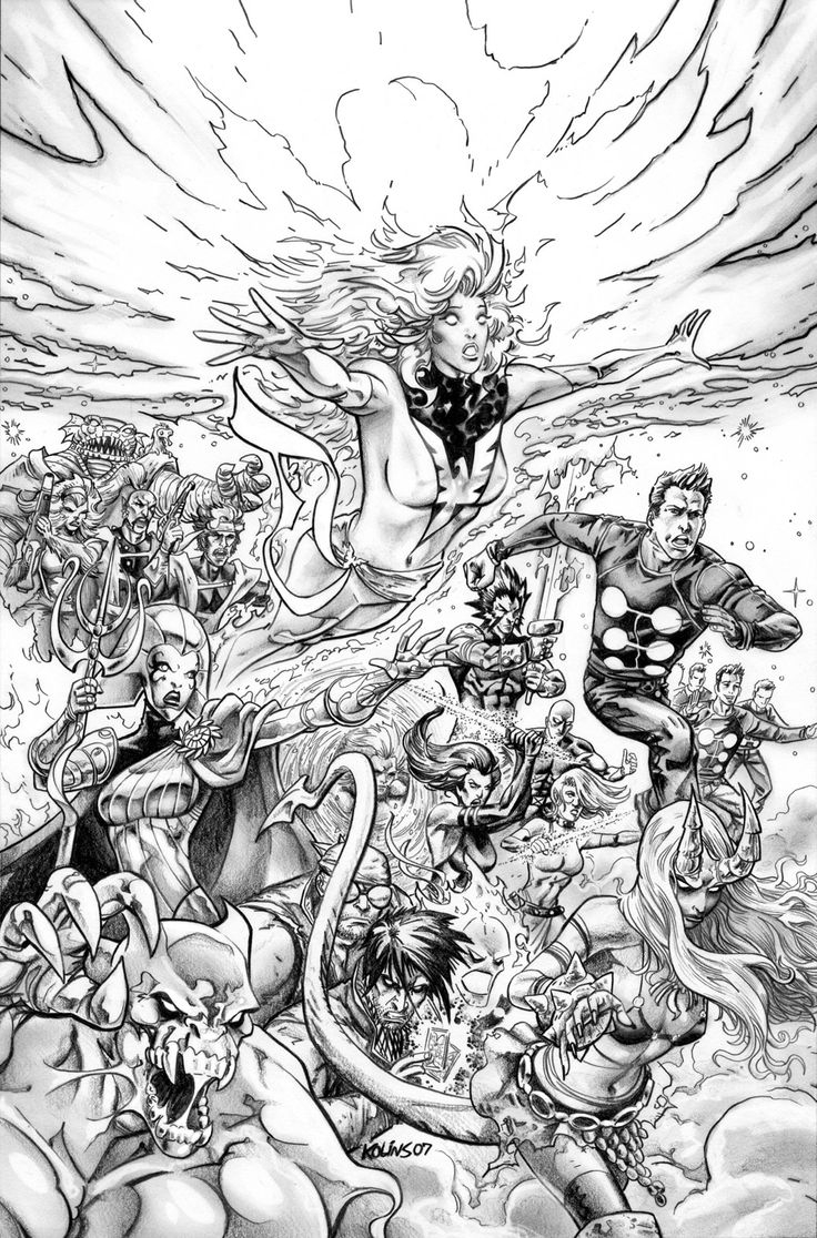 Xmen Familiy War Coloring Pages Marvel Coloring 