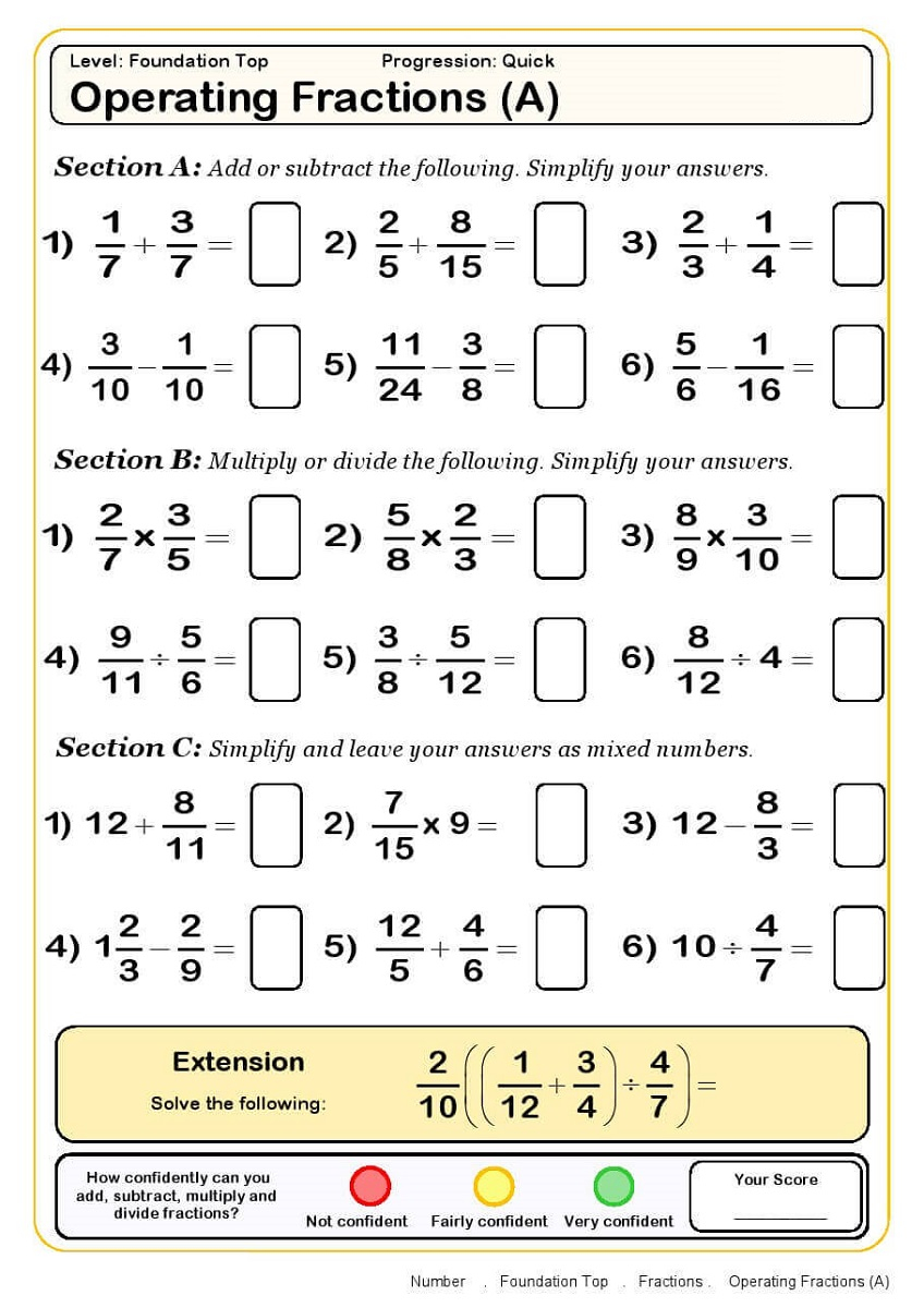 Year 4 Math Worksheets Printable Free Activity Shelter