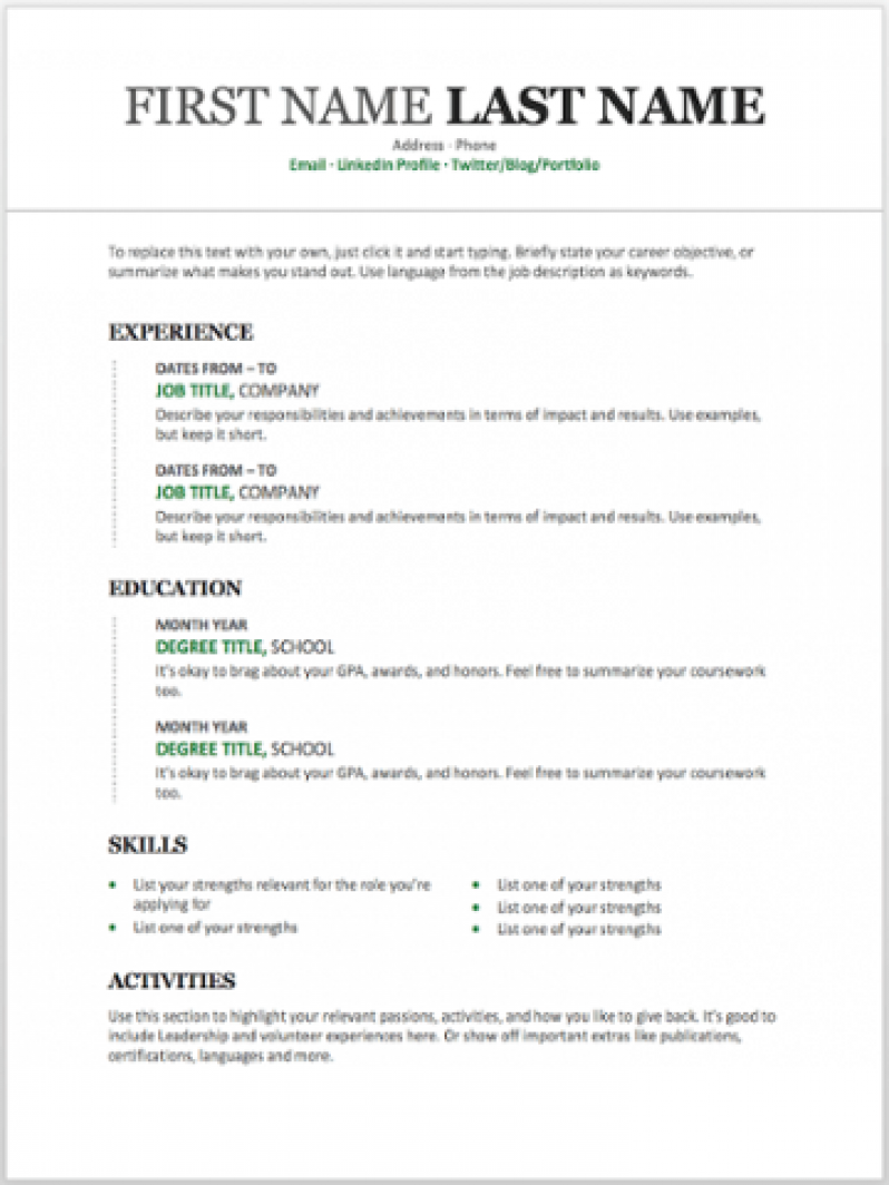 11 Free Resume Templates You Can Customize In Microsoft 