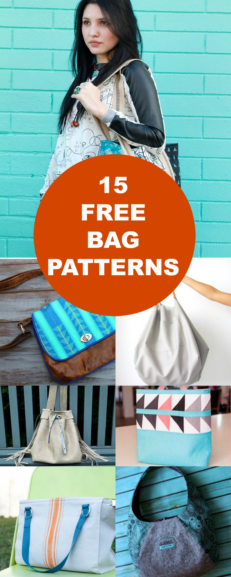 15 FREE Bags Patterns On The Cutting Floor Printable 