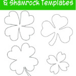 17 Free Printable Four Leaf Clover Shamrock Templates
