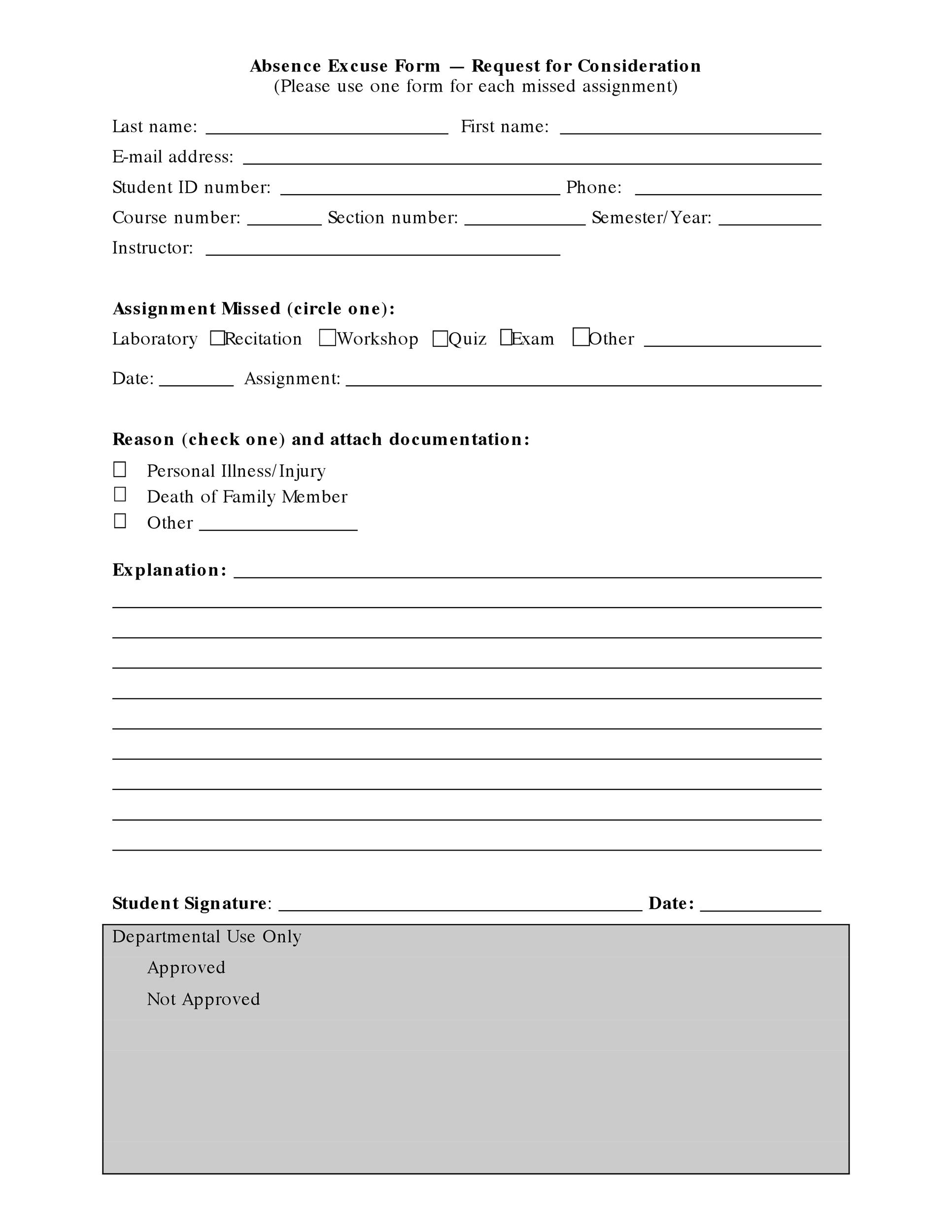 25 Free Doctor Note Excuse Templates TemplateLab