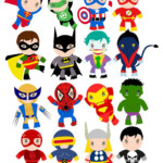 28 Collection Of Free Printable Superhero Clipart